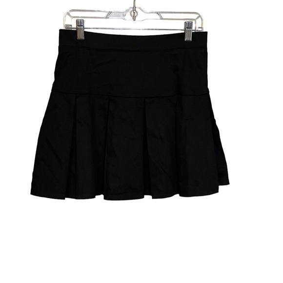 Hesperus Pleated Mini Skirt Large Black Schoolgirl Academia - Picture 1 of 2